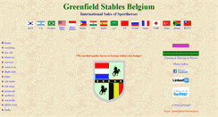 Desktop Screenshot of greenfieldstables.com