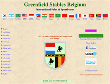 Tablet Screenshot of greenfieldstables.com